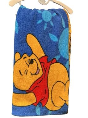 Vintage Disney Winnie the Pooh Fleece Throw Blanket